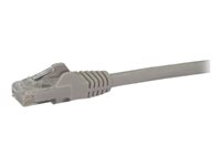 StarTech.com 7.5m CAT6 Ethernet Cable, 10 Gigabit Snagless RJ45 650MHz 100W PoE Patch Cord, CAT 6 10GbE UTP Network Cable w/Strain Relief, Grey, Wiring is UL Certified/TIA - Category 6 - 24AWG (N6PATC750CMGR) - Patch-kabel - RJ-45 (hane) till RJ-45 (hane) - 7.5 m - UTP - CAT 6 - hakfri - grå N6PATC750CMGR
