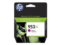 HP 953XL - 18.5 ml - Lång livslängd - magenta - original - Officejet - blister - bläckpatron F6U17AE#30B