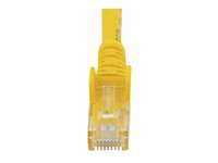 Startech 10m CAT6 Ethernet Cable, 10 Gigabit Snagless RJ45 650MHz 100W PoE Patch Cord, CAT 6 10GbE UTP Network Cable w/Strain Relief, Yellow, Wiring is UL Certified/TIA - Category 6 - 24AWG (N6PATC10MYL) - Patch-kabel - RJ-45 (hane) till RJ-45 (hane) - CAT 6 - formpressad, hakfri - gul N6PATC10MYL