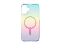 ZAGG Milan Snap - Baksidesskydd för mobiltelefon - MagSafe-kompatibilitet - grafen - regnbågsskimrande - för Apple iPhone 16 Plus 702315111