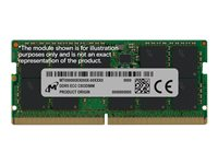 Micron - DDR5 - modul - 32 GB - SO DIMM 262-pin - 3200 MHz / PC5-51200 - CL52 - 1.1 V - klockad - ECC - grön MTC20C2085S1WC64BR