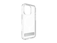 Zagg Crystal Palace Snap - Baksidesskydd för mobiltelefon - med stativ - MagSafe-kompatibilitet - klar - för Apple iPhone 16 Pro 702315048