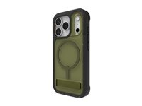 ZAGG Rainier Snap - Baksidesskydd för mobiltelefon - robust - med fällbart ställ - MagSafe-kompatibilitet - sjöalger - för Apple iPhone 17 Pro 702319170