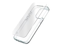 Zagg InvisibleShield Glass Elite 360 - Skyddsfodral för mobiltelefon - glas, polykarbonat - klar - för Apple iPhone 15 Pro 200511806