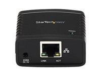 StarTech.com 10/100 Mbps Ethernet till USB 2.0 LPR-nätverksskrivarserver - Printserver - USB 2.0 - 10/100 Ethernet - svart - för P/N: SVA5H2NEUA PM1115U2