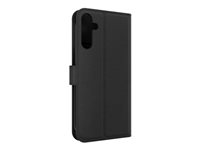 iFrogz Defence - Vikbart fodral för mobiltelefon - läder - svart - för Samsung Galaxy A15, A15 5G 302313739