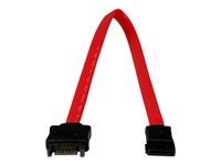 StarTech.com 0.3m SATA Extension Cable - 30cm 7 pin SATA Extension - 7 pin SATA Extension Cable - 7 pin SATA Extension cord - SATA-förlängningskabel - Serial ATA 150/300/600 - SATA (P) till SATA (R) - 30 cm - röd - för P/N: SATA18RA1 SATAEXT30CM