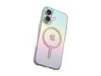 ZAGG Milan Snap - Baksidesskydd för mobiltelefon - MagSafe-kompatibilitet - grafen - regnbågsskimrande - för Apple iPhone 16 702315110