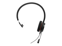 Jabra Evolve 20 UC stereo - Headset - på örat - kabelansluten - USB-C, USB-A - ljudisolerande - Alcatel-Lucent-certifierad, Avaya-certifierad, Certifierad för Microsoft-teams, Cisco Certified, Unify-certifierad 4999-829-269