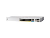 Cisco Business 350 Series CBS350-24MGP-4X - Switch - L3 - Administrerad - 20 x 10/100/1000 (PoE+) + 4 x 2.5GBase-T (PoE+) + 2 x combo 10 Gigabit SFP+/RJ-45 + 2 x 10 Gigabit SFP+ - rackmonterbar - PoE+ (375 W) - återanvänd - för P/N: CON-SNT-CBS35P4X, SP-SNC-CBS35P4X CBS35024MGP4XEU-RF