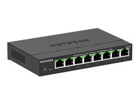 NETGEAR 300 Series Plus MS308 - Switch - multi-gigabit - Administrerad - 8 x 100/1000/2.5G - skrivbordsmodell, väggmonterbar MS308E-100EUS