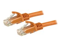 StarTech.com Cat6-patchkabel med hakfria RJ45-kontakter ? 1 m, orange - Patch-kabel - RJ-45 (hane) till RJ-45 (hane) - 1 m - UTP - CAT 6 - hakfri - orange N6PATC1MOR