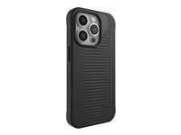 ZAGG Luxe - Baksidesskydd för mobiltelefon - MagSafe-kompatibilitet - svart (snap) - för Apple iPhone 15 Pro 702312598