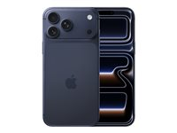 Apple iPhone 17 Pro Max - 5G smartphone - dual-SIM / Internminne 1 TB - OLED-skärm - 6.9" - 2868 x 1320 pixlar (120 Hz) - 3 st. bakre kameror 48 MP, 48 MP, 48 MP - front camera 18 megapixlar - deep blue MFYX4QN/A