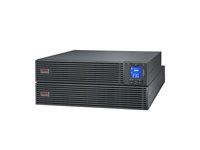 APC Easy UPS On-Line - UPS (kan monteras i rack) - förlängd drifttid - AC 220/230/240 V - 2700 Watt - 2000 VA - 1-fas - Bly-syra - USB, serial - utgångskontakter: 7 - 4U - Europa - svart, RAL 7010 SRV3KRILRK-E