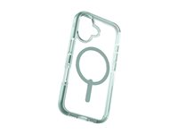Zagg Santa Cruz Snap - Baksidesskydd för mobiltelefon - MagSafe-kompatibilitet - grafen - grön - för Apple iPhone 16 702315062