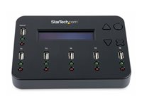 StarTech.com Fristående 1:5 duplikator och raderare för USB-minnen - Kopiator för USB-minnen - USB-enhetsduplikator - 5 fack USBDUP15