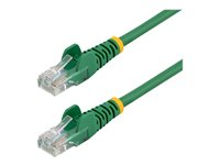 StarTech.com Cat5e patchkabel med hakfria RJ45-kontakter ? 2 m, grön - Patch-kabel - RJ-45 (hane) till RJ-45 (hane) - 2 m - UTP - CAT 5e - formpressad, hakfri - grön 45PAT2MGN