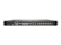 SonicWall NSsp 10700 - Essential Edition - säkerhetsfunktion - med 1 års TotalSecure - 5GbE, 2.5GbE, 40GbE, 100GbE, 25GbE - 1U - kan monteras i rack 02-SSC-3625
