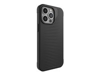 ZAGG Luxe - Baksidesskydd för mobiltelefon - MagSafe-kompatibilitet - svart (snap) - för Apple iPhone 15 Pro Max 702312599