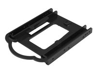 StarTech.com 2,5" SSD/HDD-monteringsfäste för 3,5" enhetsfack - Verktygslös installation - Adapter för lagringsfack - 3,5 till 2,5 tum - svart - för P/N: M2E4SFF8643, PEX4SFF8643, U2M2E125 BRACKET125PT