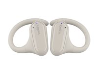 Belkin SoundForm ClearFit - True wireless-hörlurar med mikrofon - öppet öra - montering över örat - Bluetooth - sand AUC013CTSA