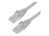 StarTech.com Cat6-patchkabel med hakfria RJ45-kontakter ? 22,8 m, grå - Patch-kabel - RJ-45 (hane) till RJ-45 (hane) - 22.9 m - UTP - CAT 6 - hakfri - grå N6PATCH75GR