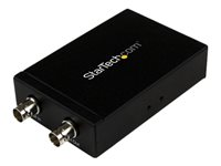 StarTech.com SDI till HDMI-konverterare – 3G SDI till HDMI-adapter med SDI-loop through-utdata - Videokonverterare - 3G-SDI - HDMI, 3G-SDI - svart SDI2HD
