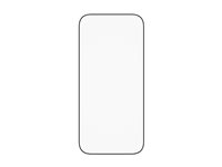 PanzerGlass Ceramic Protection II - Skärmskydd för mobiltelefon - ultrabred passning med EasyAligner - glas - ramfärg svart - för Apple iPhone 16 Pro, 17 Pro PG98539
