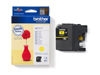 Brother LC121Y - Gul - original - bläckpatron - för Brother DCP-J100, J105, J132, J152, J552, J752, MFC-J245, J470, J650, J870 LC121Y