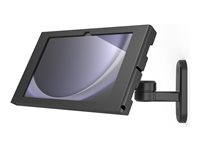 Compulocks Galaxy Tab A9+ Apex Enclosure Swing Wall Mount - Monteringssats (hölje, vridbar arm) - svängarm - för surfplatta - låsbar - metallram - svart - väggmonterbar - för Samsung Galaxy Tab A9+ 827B11GAPX9B