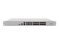 Cisco Meraki MX250 Cloud Managed - Säkerhetsfunktion - 26 portar - 1GbE - molnhanterad - kan monteras i rack MX250