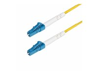 StarTech.com 3m (9.8ft) LC to LC (UPC) OS2 Single Mode Simplex Fiber Optic Cable, 9/125µm, Laser Optimized, 40G/100G, Bend Insensitive, Low Insertion Loss - LSZH Fiber Patch Cord (SPSMLCLC-OS2-3M) - Patch-kabel - LC/UPC enkelläge (hane) till LC/UPC enkelläge (hane) - 3 m - 3 m - 2 mm - fiberoptisk - simplex - 9 / 125 mikrometer - OS1/OS2 - halogenfri, passiv, dubbelriktad - gul SPSMLCLC-OS2-3M