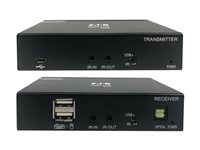 Eaton Tripp Lite Series DisplayPort to HDMI over Cat6 Extender Kit with KVM Support, 4K 60Hz, 4:4:4, USB, PoC, HDCP 2.2, up to 230 ft., TAA - Förlängd räckvidd för audio/video - HDMI, DisplayPort - över CAT 6 - upp till 70 m - TAA-kompatibel - för P/N: P580-020-8K6, P580-025-8K6, P580-030-8K6, P580-035-4K6, P580-050-4K6, P580-070-4K6 B127A-1A1-BDBH