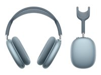 Apple AirPods Max - 2a generation - hörlurar med mikrofon - fullstorlek - Bluetooth - trådlös - aktiv brusradering - blå MWW63DN/A