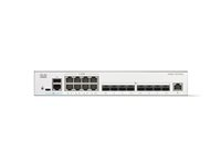 Cisco Catalyst 1300-16XTS - Switch - L3 - smart - 8 x 10GBase-T + 8 x 10 Gigabit SFP+ - rackmonterbar C1300-16XTS