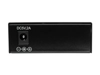 Eaton Tripp Lite Series Gigabit Multimode Fiber to Ethernet Media Converter, 10/100/1000 SC, International Power Supply, 850 nm, 550 m (1,804 ft.) - Fibermediekonverterare - 1GbE - 10Base-T, 100Base-TX, 1000Base-T - RJ-45 / SC-läge (multi-mode) - upp till 550 m - 850 nm N785-INT-SC-MM