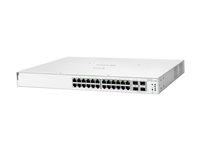 HPE Networking Instant On 1930 24G Class4 PoE 4SFP/SFP+ 370W Switch - Switch - L3 - Administrerad - 24 x 10/100/1000 (PoE) + 4 x 1 Gigabit / 10 Gigabit SFP+ - rackmonterbar - PoE (370 W) JL684B#ABB