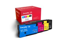 Everyday - 4-pack - Lång livslängd - svart, gul, cyan, magenta - kompatibel - återanvänd - bläckpatron (alternativ för: HP 953XL) 006R04988