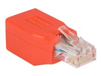 StarTech.com Cat6 Cable - Cat6 Crossover Adapter - GbE - Red - Ethernet Network Cable (C6CROSSOVER) - Korskopplad adapter - RJ-45 (hane) till RJ-45 (hona) - CAT 6 - röd C6CROSSOVER