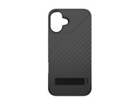 ZAGG Denali Snap - Baksidesskydd för mobiltelefon - med fällbart ställ - MagSafe-kompatibilitet - termoplastisk polyuretan (TPU), grafen - för Apple iPhone 16 Plus 702315251