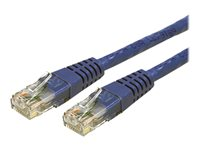StarTech.com 6ft CAT6 Ethernet Cable, 10 Gigabit Molded RJ45 650MHz 100W PoE Patch Cord, CAT 6 10GbE UTP Network Cable with Strain Relief, Blue, Fluke Tested/Wiring is UL Certified/TIA - Category 6 - 24AWG (C6PATCH6BL) - Patch-kabel - RJ-45 (hane) till RJ-45 (hane) - 1.8 m - UTP - CAT 6 - formpressad - blå - för P/N: IES5102, ST2000SPEXI, ST3300GU3B, TB2USB3GE, USB31GEHD, USB31GEVG, USBA2DPGB C6PATCH6BL