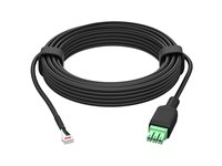 HP Poly - Mikrofonkabel - JST till 3 pin Phoenix hane - 6 m - svart B42BJAA