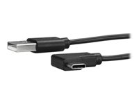 StarTech.com USB to USB C Cable - 1m / 3 ft - Right Angle USB Cable - USB A to USB C Cable - USB 2.0 Cable - USB Type C Cable (USB2AC1MR) - USB-kabel - USB (hane) rak till 24 pin USB-C (hane) högervinklad - USB 2.0 - 1 m - svart USB2AC1MR