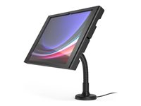 Compulocks Galaxy Tab S9 Ultra 14.6" Apex Enclosure Flex Arm Mount Black - Monteringssats (hölje, flexible arm mount) - för surfplatta - låsbar - metallram - svart - skärmstorlek: 14.6" - för Samsung Galaxy Tab S10 Ultra, Tab S11 Ultra, Tab S9 Ultra 159B146GUAPXB