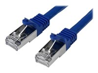 StarTech.com Cat6-patchkabel - skärmad (SFTP) - 1 m, blå - Patch-kabel - RJ-45 (hane) till RJ-45 (hane) - 1 m - SFTP - CAT 6 - formpressad, hakfri - blå N6SPAT1MBL