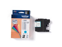 Brother LC223C - Cyan - original - bläckpatron - för Brother DCP-J4120, J562, MFC-J4625, J480, J5320, J680, J880; Business Smart MFC-J4420 LC223C
