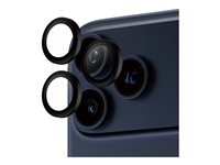 PanzerGlass Hoops - Linsskydd för mobiltelefon - svart - för Apple iPhone 16 Pro, 16 Pro Max, 17 Pro, 17 Pro Max PG43455