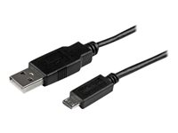 StarTech.com Micro USB-kabel - 1 m - USB-kabel - mikro-USB typ B (hane) till USB (hane) - USB 2.0 - 1 m - svart USBAUB1MBK
