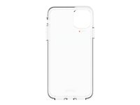 Gear4 Crystal Palace - Baksidesskydd för mobiltelefon - polykarbonat, D3O, termoplastisk polyuretan (TPU) - klar - för Apple iPhone 11 Pro Max 702003722